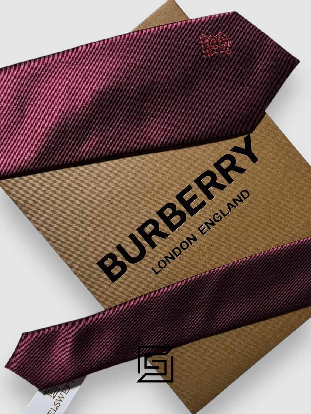 Burberry - Shinny Maroon TB Logo