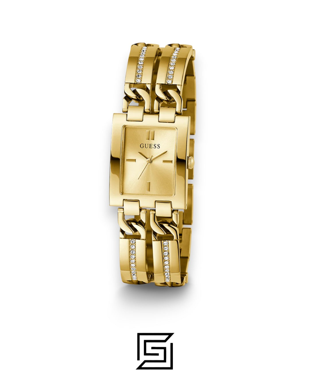 GUESS Ladies Gold Tone Analog Watch GW0668L2