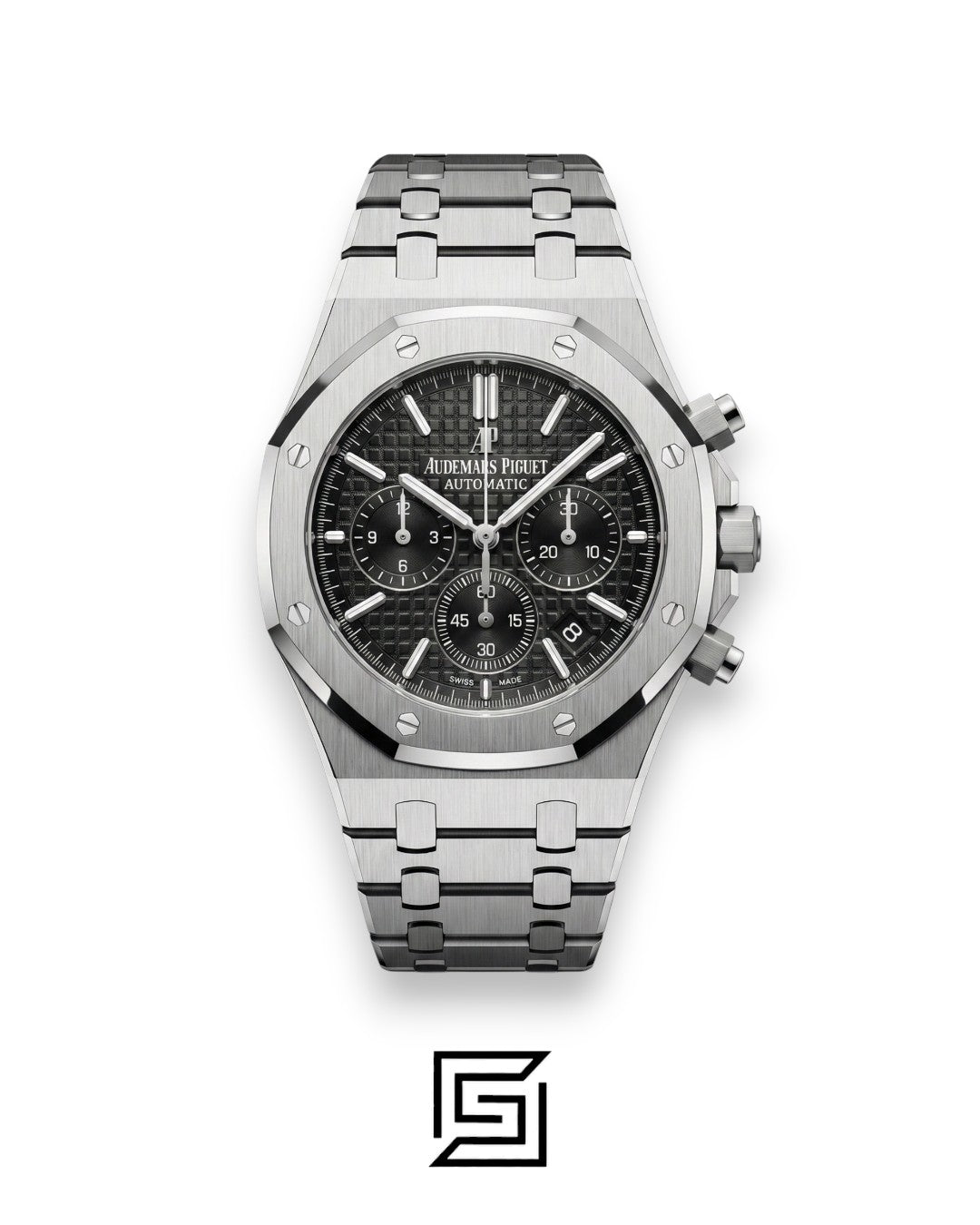 Audemars Piguet Royal Oak Chronograph – Black Dial – Stainless Steel – Japanese Quartz