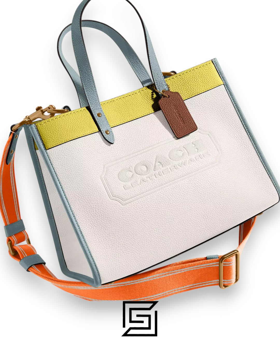 Tote 30 in Colorblock with Coach Patch C0777