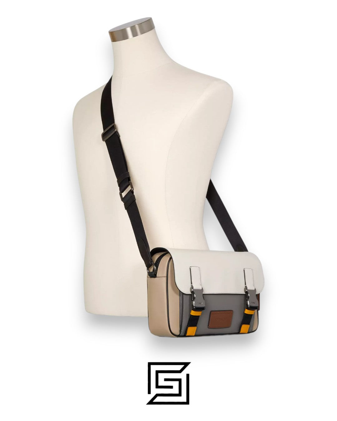Track Crossbody Bag In Colorblock C4021