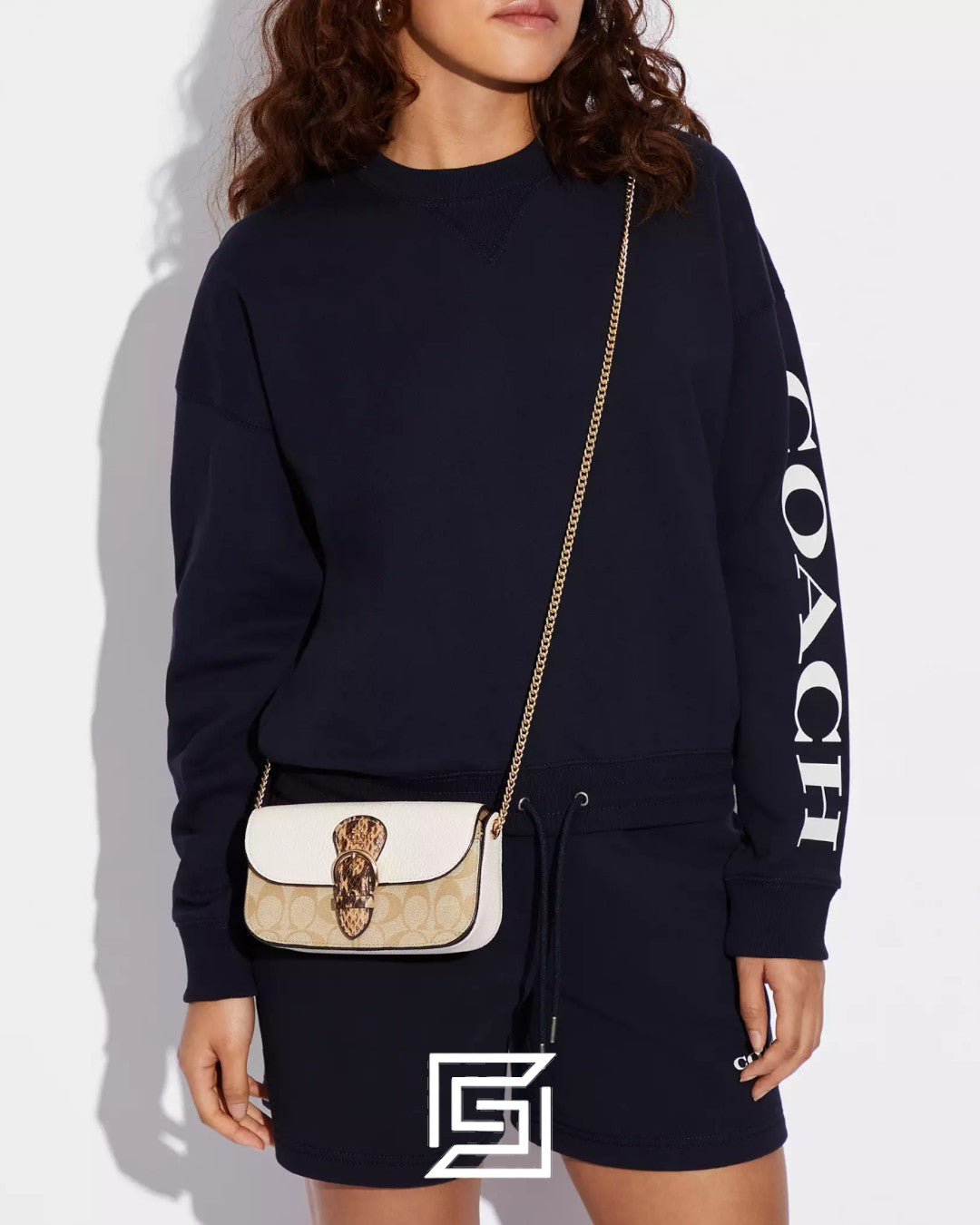 Kleo Crossbody In Blocked Signature Canvas CA441