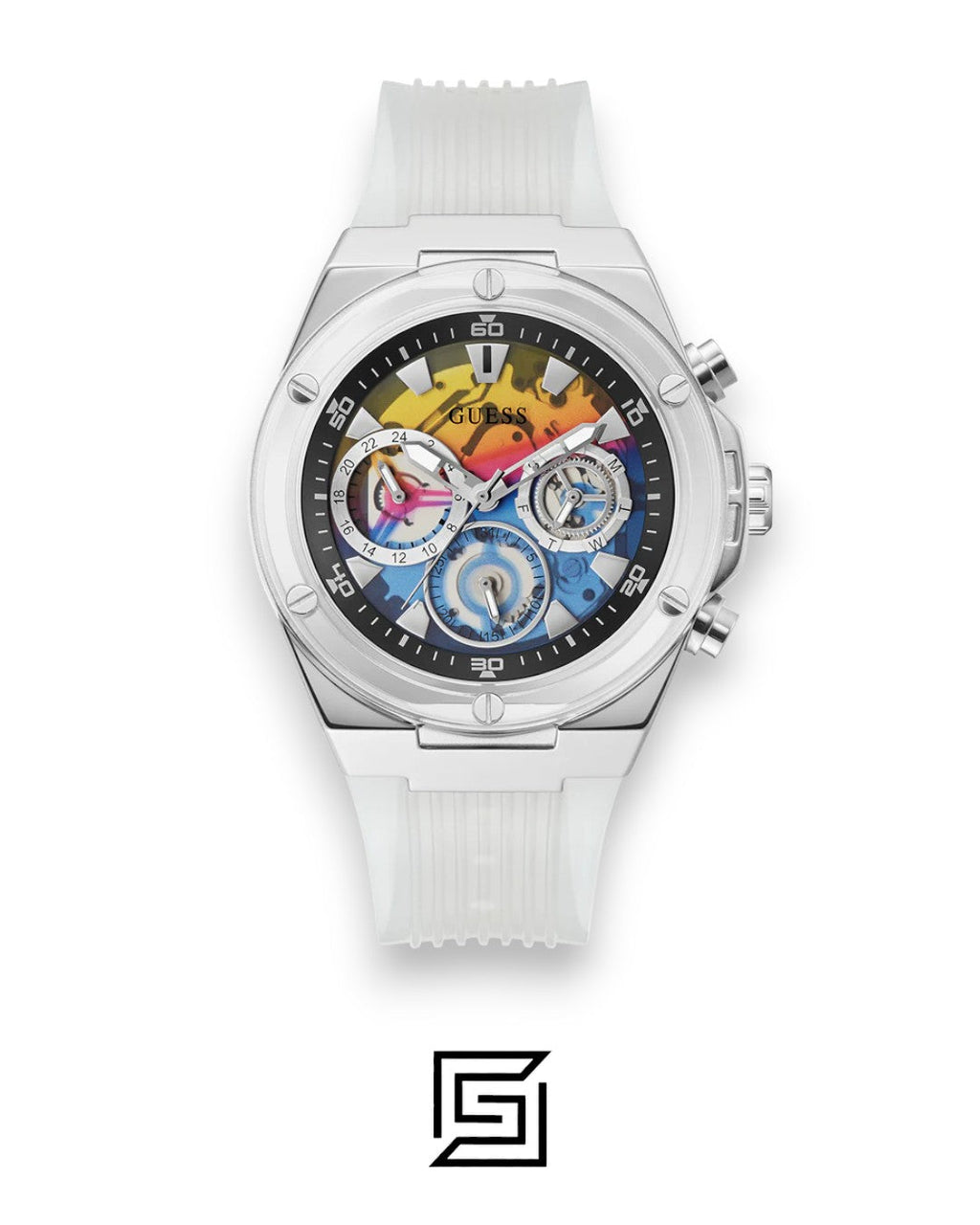 GUESS MEN TRANSPARENT TONE Analog Watch -GW0425G4