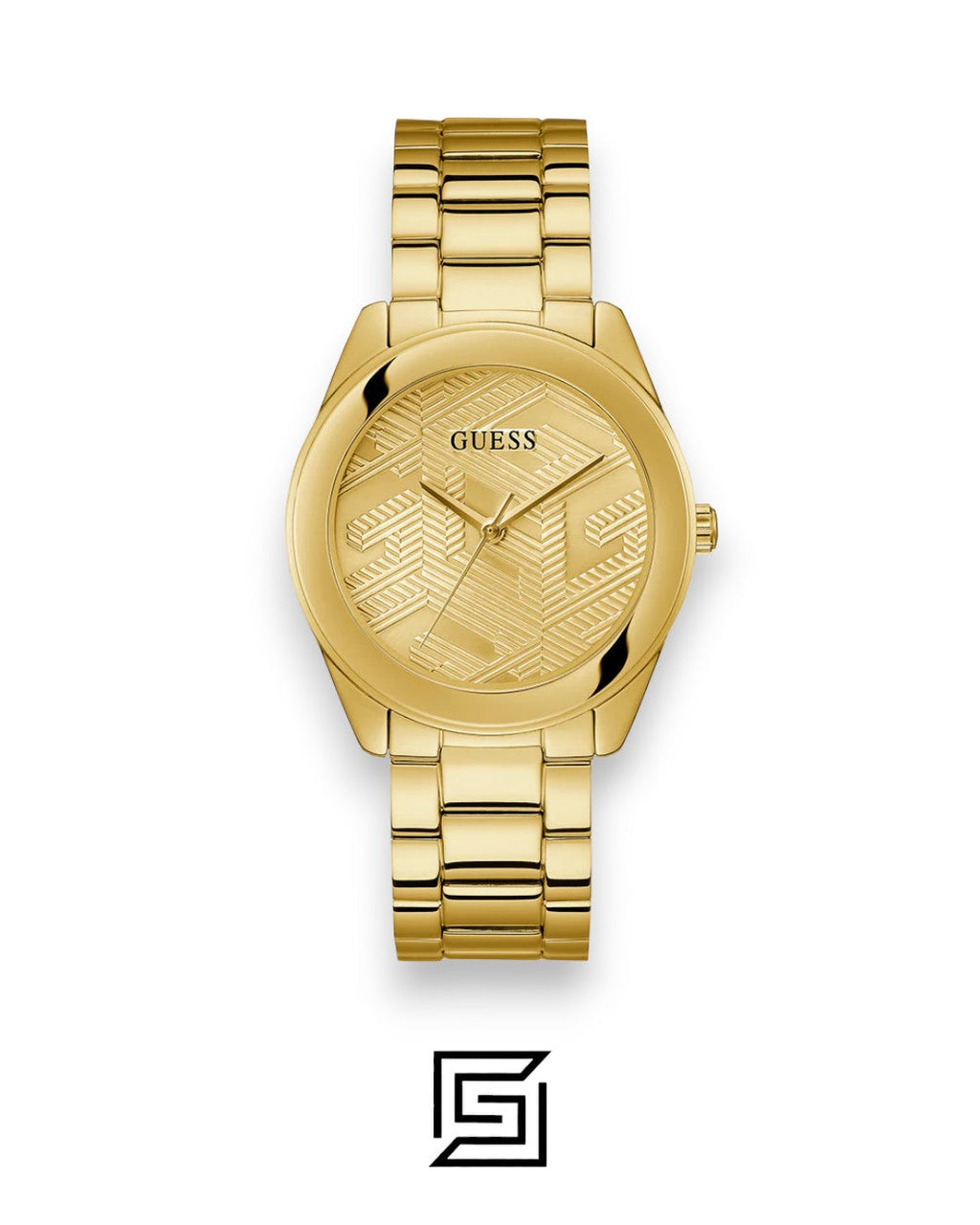GUESS Ladies Gold Tone Analog Watch GW0606L2