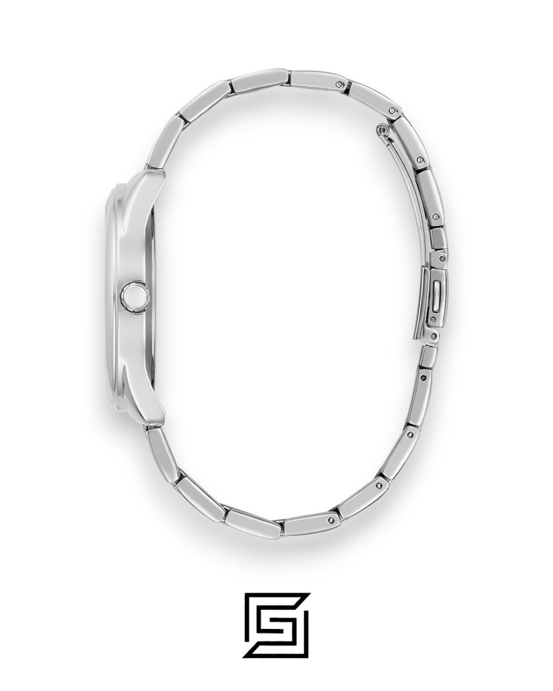 ساعة أنالوج فضية اللون GW0606L1 نسائية من GUESS