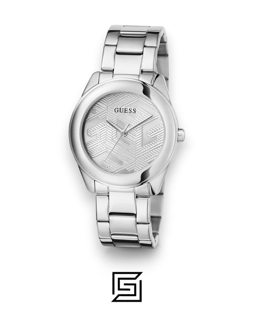 ساعة أنالوج فضية اللون GW0606L1 نسائية من GUESS