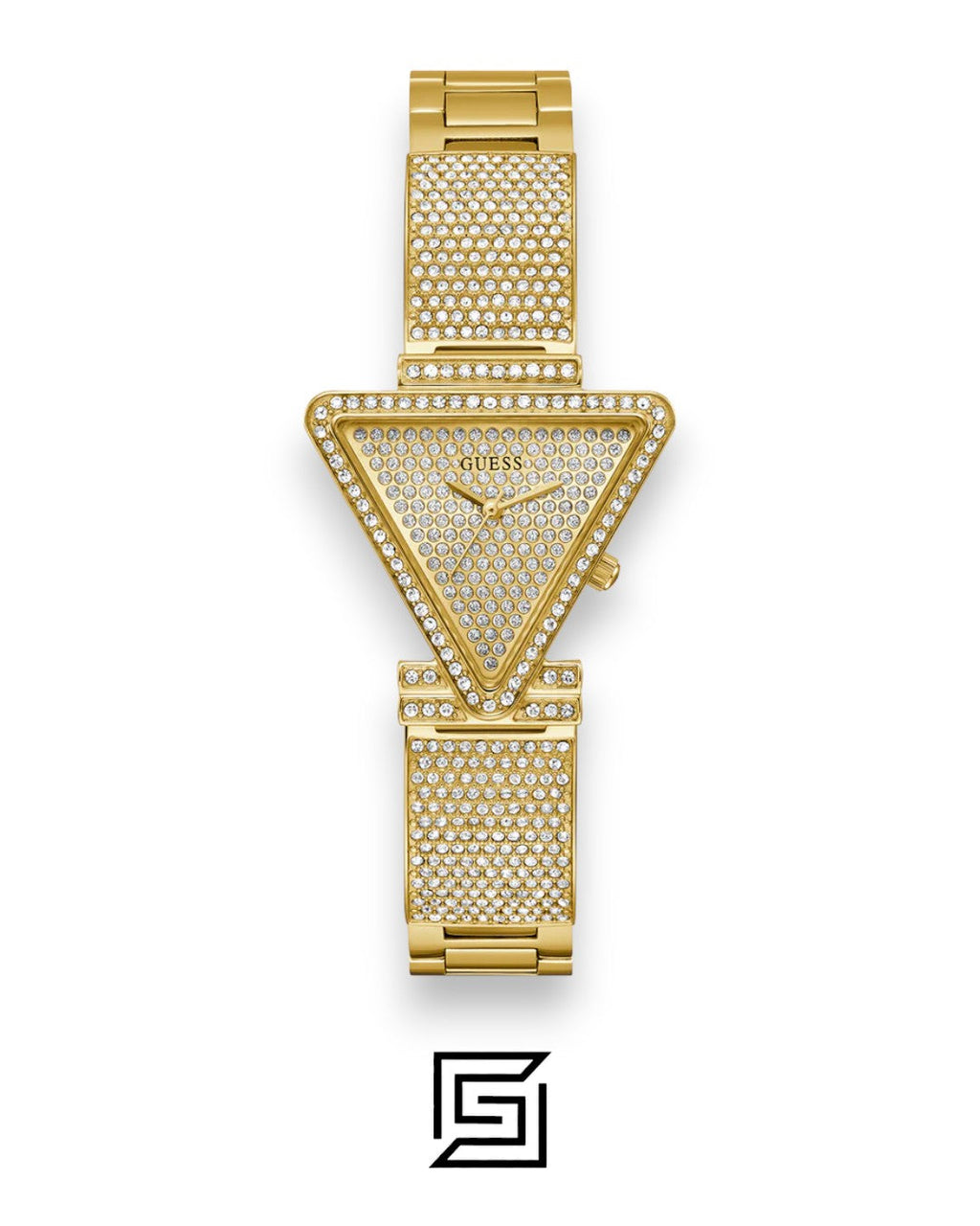 GUESS Ladies GOLD Tone Analog GW0644L2