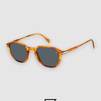 David Beckham DB1140 Sunglasses Men - transparent-brown