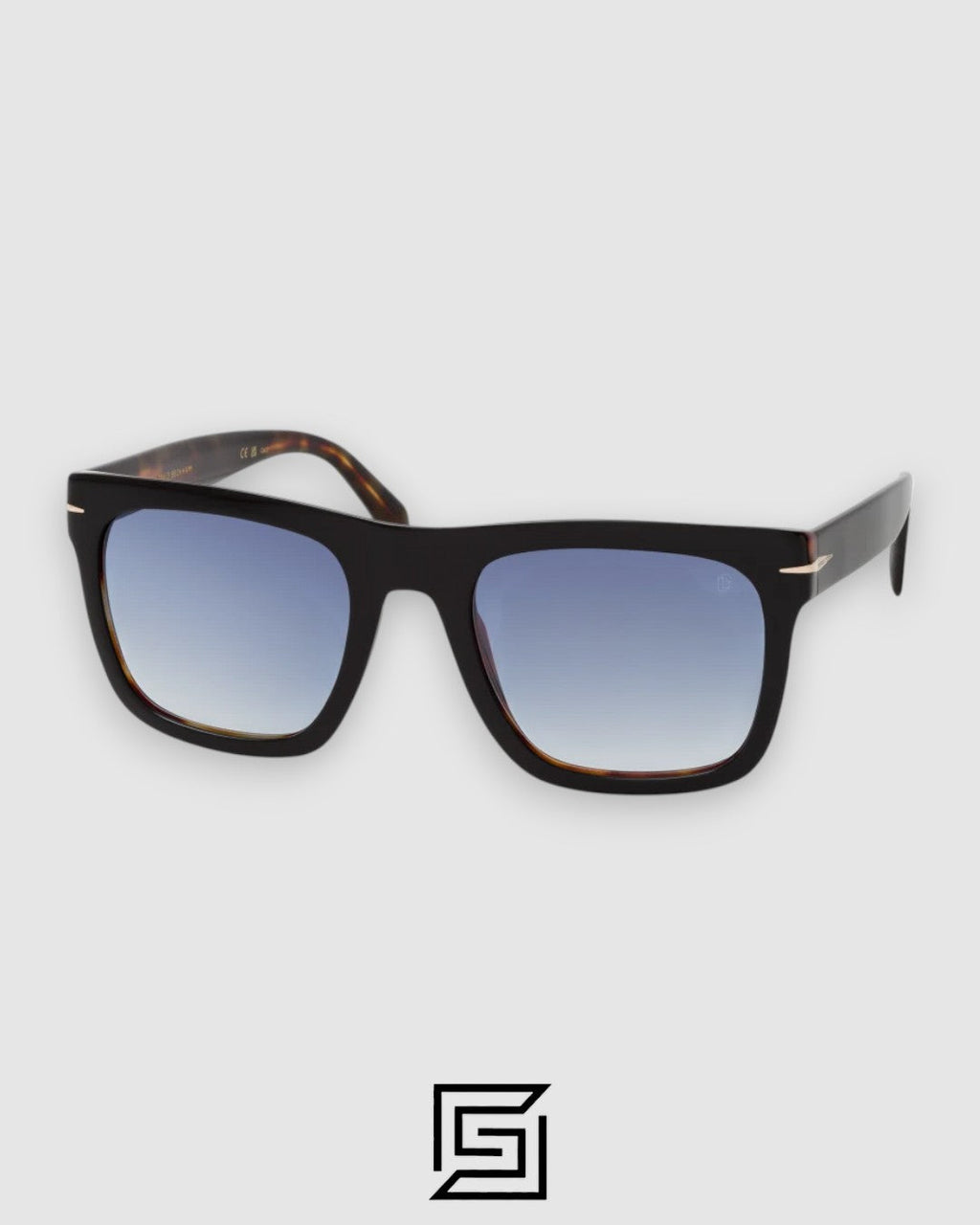 David Beckham DB7000/FLAT Sunglasses Men - BLACK-BLUE