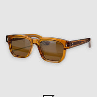 Jacques Marie Mage PLAZA Sunglasses - TRANSPARENT-ORANGE