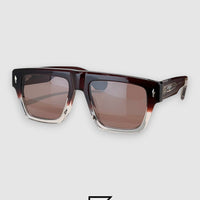 Jacques Marie Mage ACOMA JMM sunglasses - TRANSPARENT HALF MAROON -RED