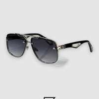 Maybach THE KING 2 sunglasses For Men - silver-lens-grey