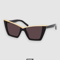 SAINT LAURENT Sunglasses SL 570 001 For Women - black-brown