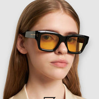 نظارة شمسية TOMFORD TF1154 للنساء - أصفر