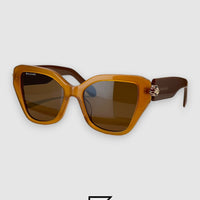 BVLGARI BV40033 sunglasses For Women - transparent-brown