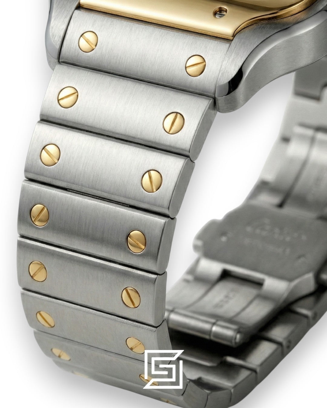 Cartier Santos 3241983 Automatic Black Roman Dial Two-Tone - 47mm