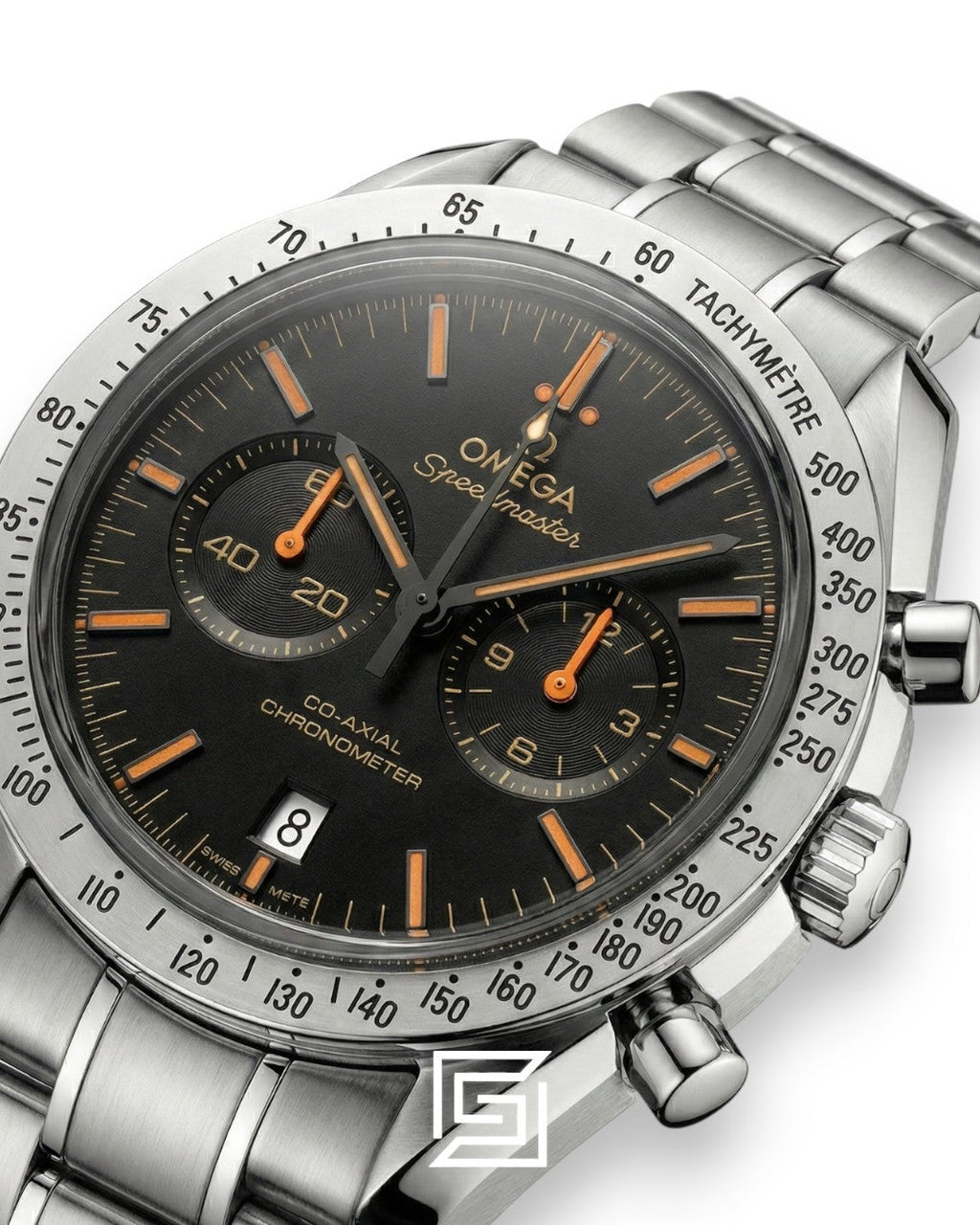 Omega Speedmaster '57 Co-Axial Chronograph – Black Dial & Orange Hands