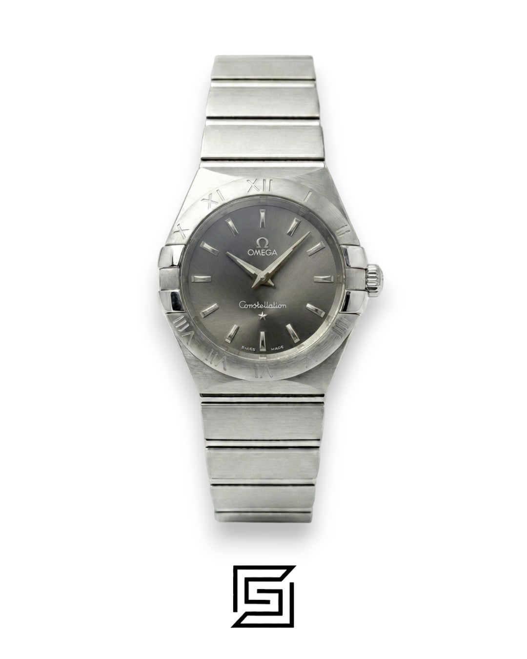 Omega Constellation Ladies 27mm – Grey Dial & Stainless Steel