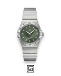 Omega Constellation Ladies 27mm – Olive Green Dial & Stainless Steel