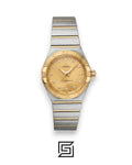 Omega Constellation Ladies 27mm – Gold Dial, Diamond Markers & Two-Tone