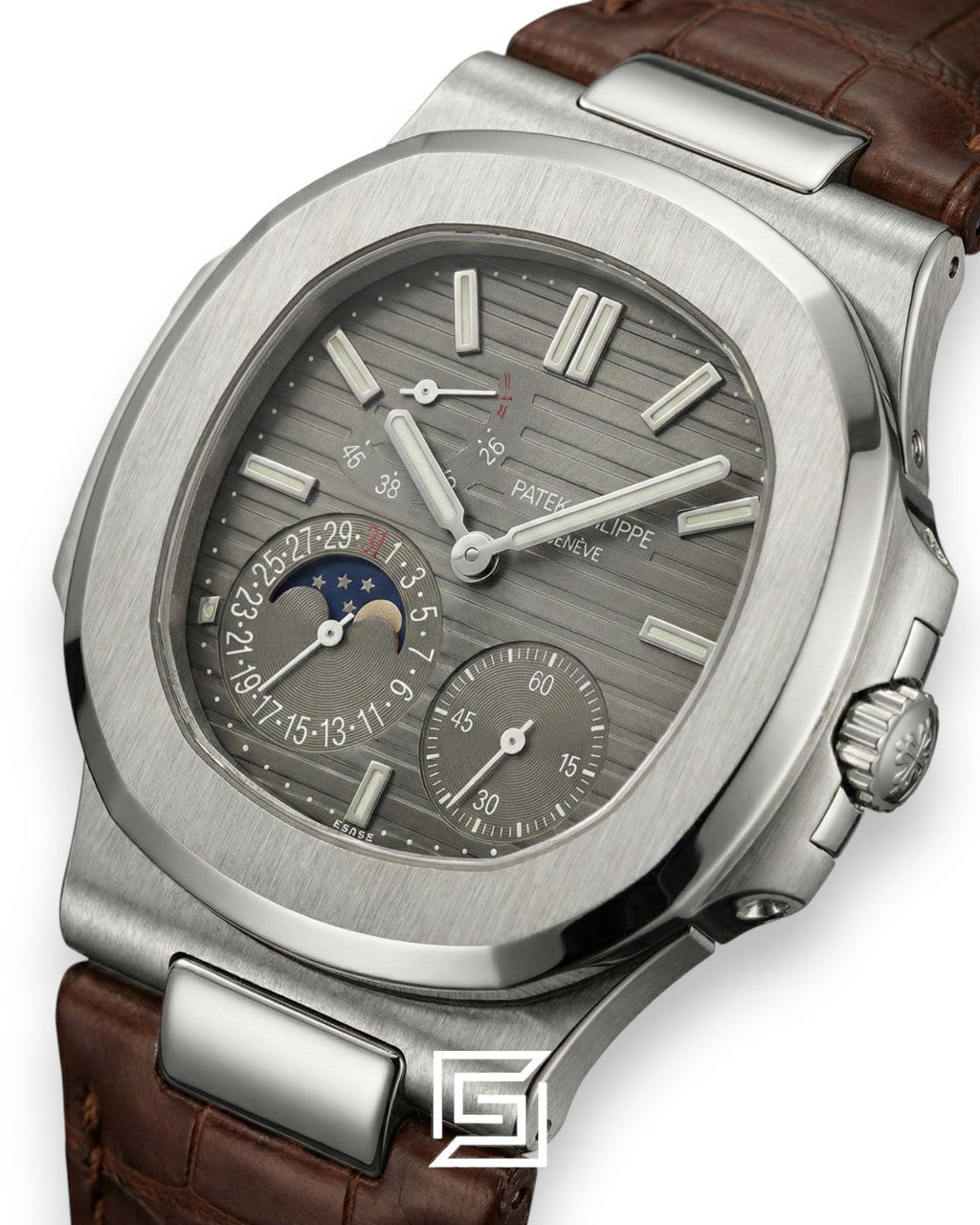 Patek Philippe Grand Complication – Grey Dial – Brown Leather Strap – Japanese Automatic
