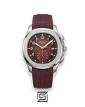 Patek Philippe Aquanaut Chronograph – Brown Dial × Brown Rubber Strap – Japanese Automatic