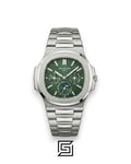 Patek Philippe Nautilus Perpetual Calendar – Green Dial – Japanese Automatic Chronograph – Stainless Steel Bracelet