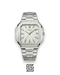 Patek Philippe Cubitus – Japanese Automatic – White Dial – Stainless Steel Bracelet