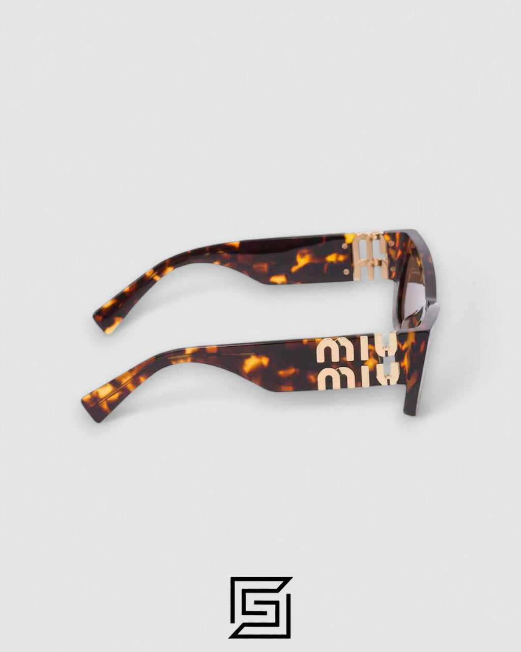 Miu Miu SMU09WS Brown Lenses and Tiger Brown Frame