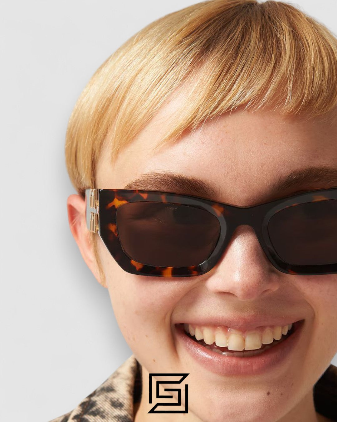 Miu Miu SMU09WS Brown Lenses and Tiger Brown Frame