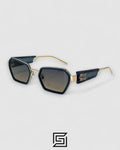 Miu Miu MU61 Grey Lenses and Gold Blue Frame