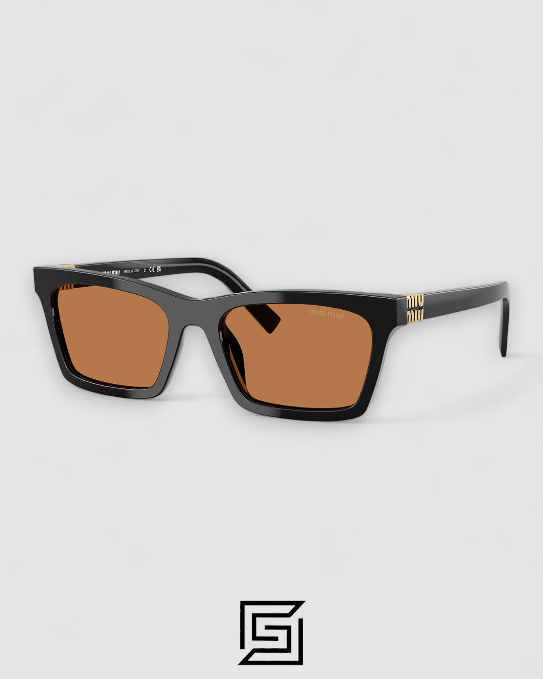 Miu Miu SMUA05 Red Lenses and Black Frame