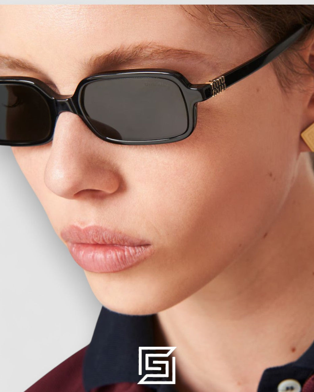 Miu Miu SMU11Z Black Lenses and Black Frame