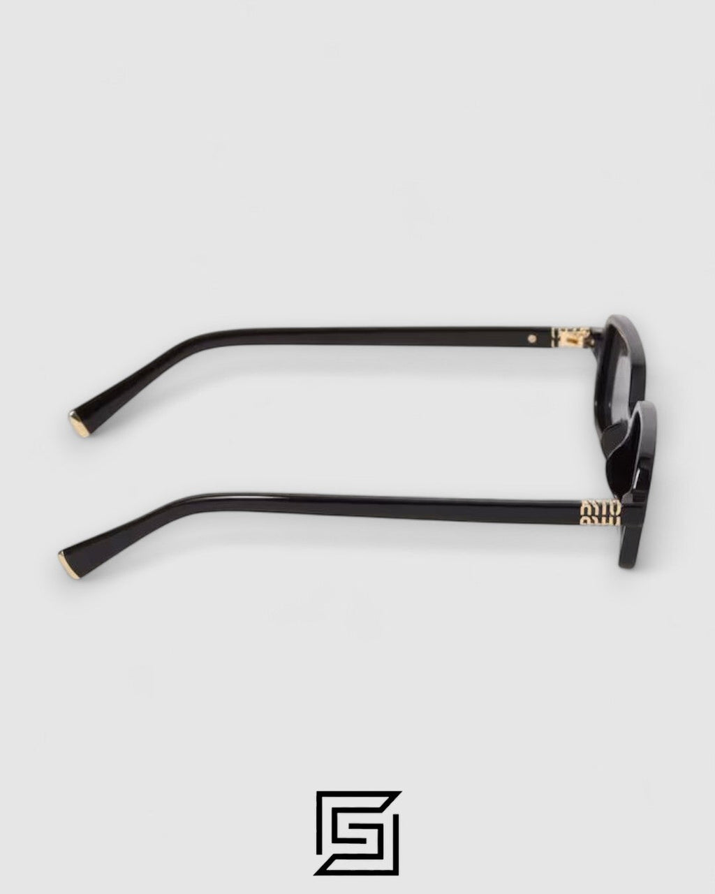 Miu Miu SMU11Z Black Lenses and Black Frame