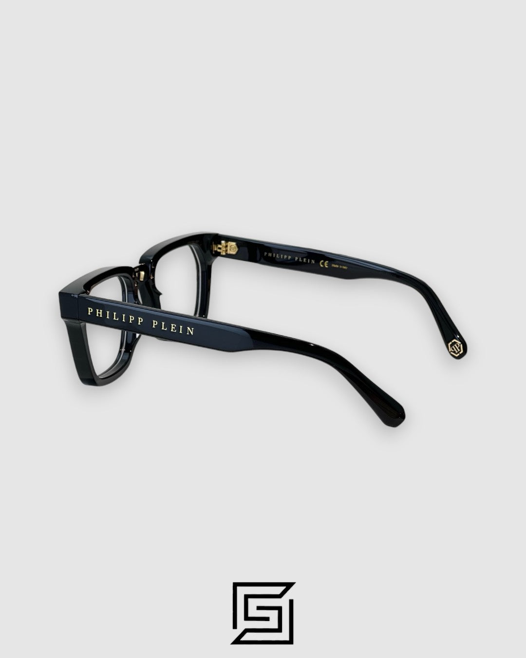 PHILIP PELEN Logo College VPP0700 Black Gold Frame Gold Logo