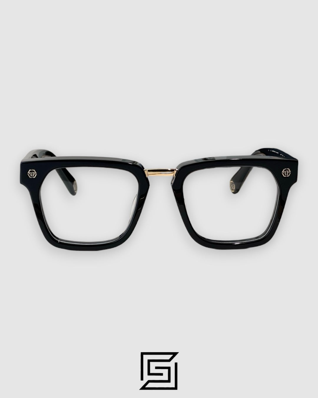 PHILIP PELEN Logo College VPP0700 Black Gold Frame Gold Logo