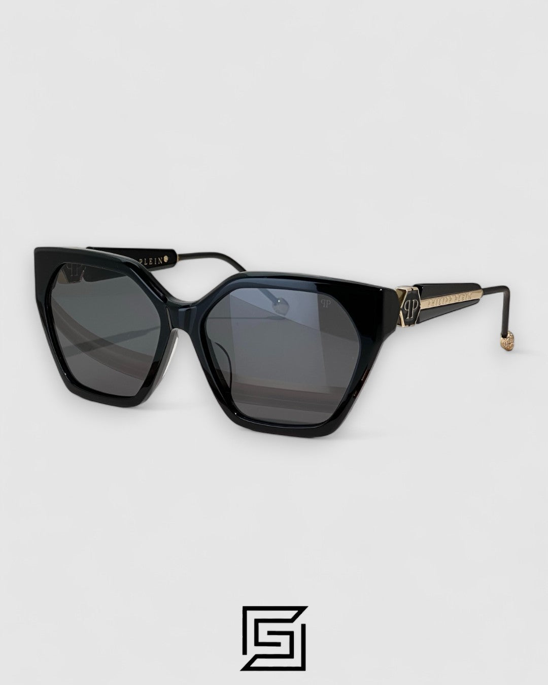 PHILIP PELEN Blink Blaze VPP068S عدسات سوداء إطار ذهبي أسود