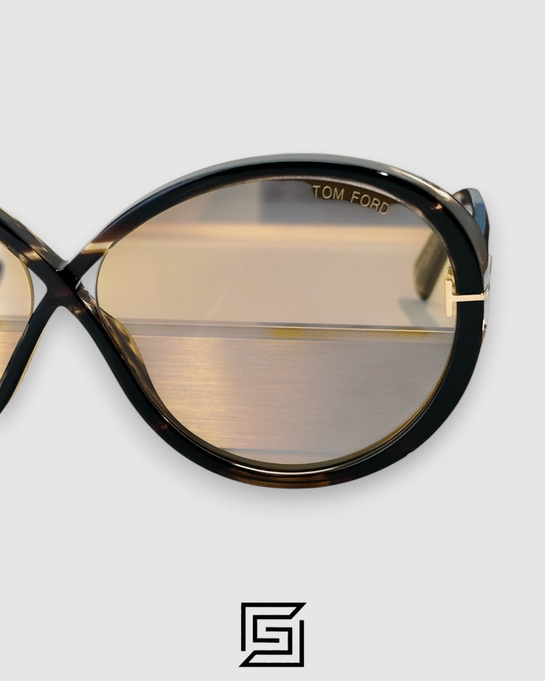 Tom Ford FT1116 Light Brown Lenses and Tiger Brown Frame