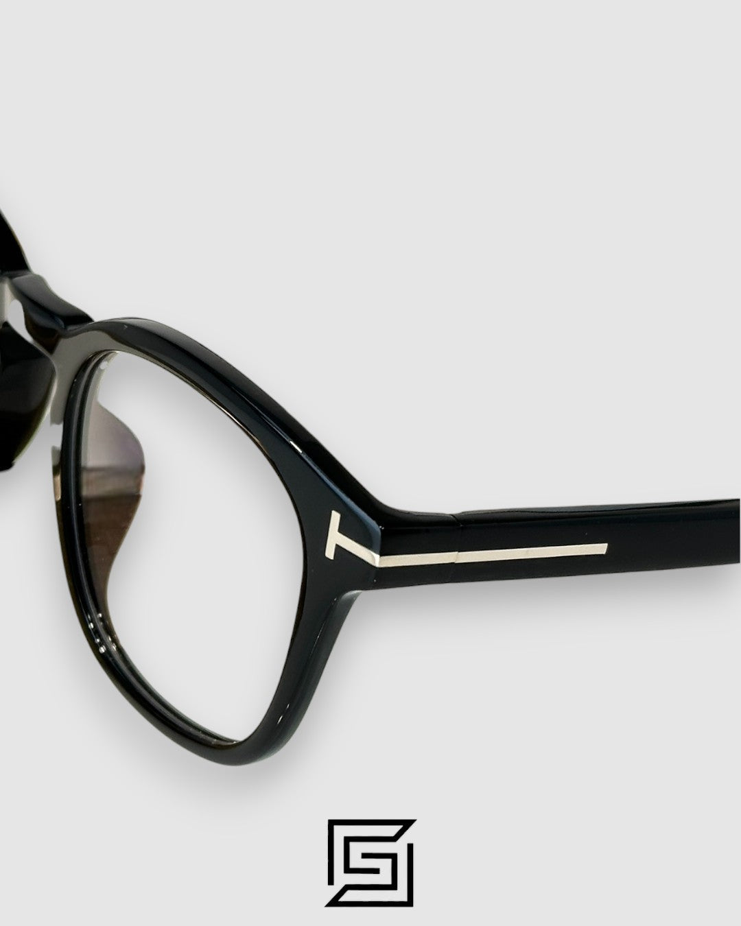 Tom Ford Clip On TF5532 Black Lenses and Black Frame