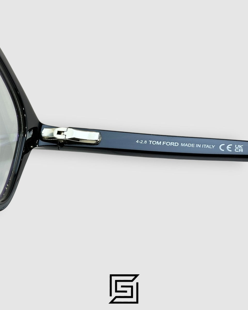 Tom Ford Clip On TF5532 Black Lenses and Black Frame