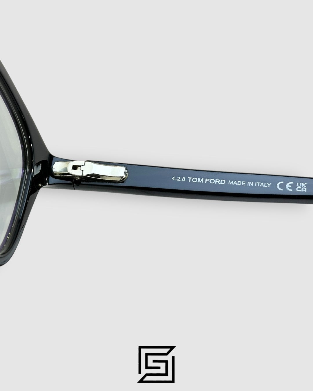Tom Ford Clip On TF5532 Black Lenses and Black Frame