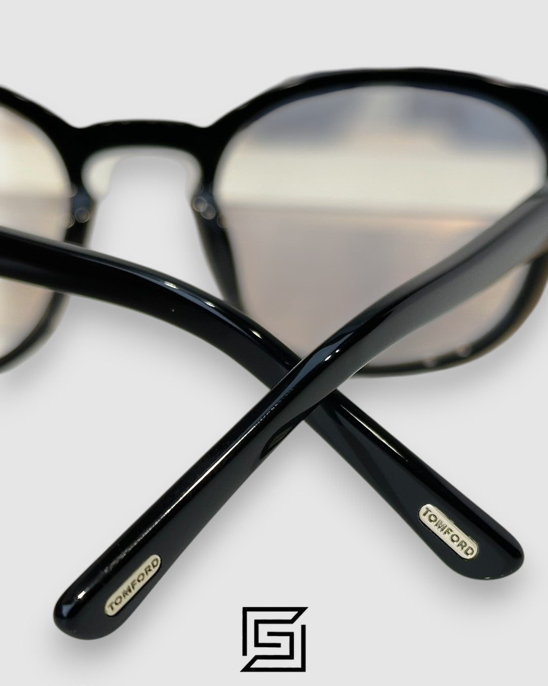 Tom Ford Clip On TF5532 Black Lenses and Black Frame