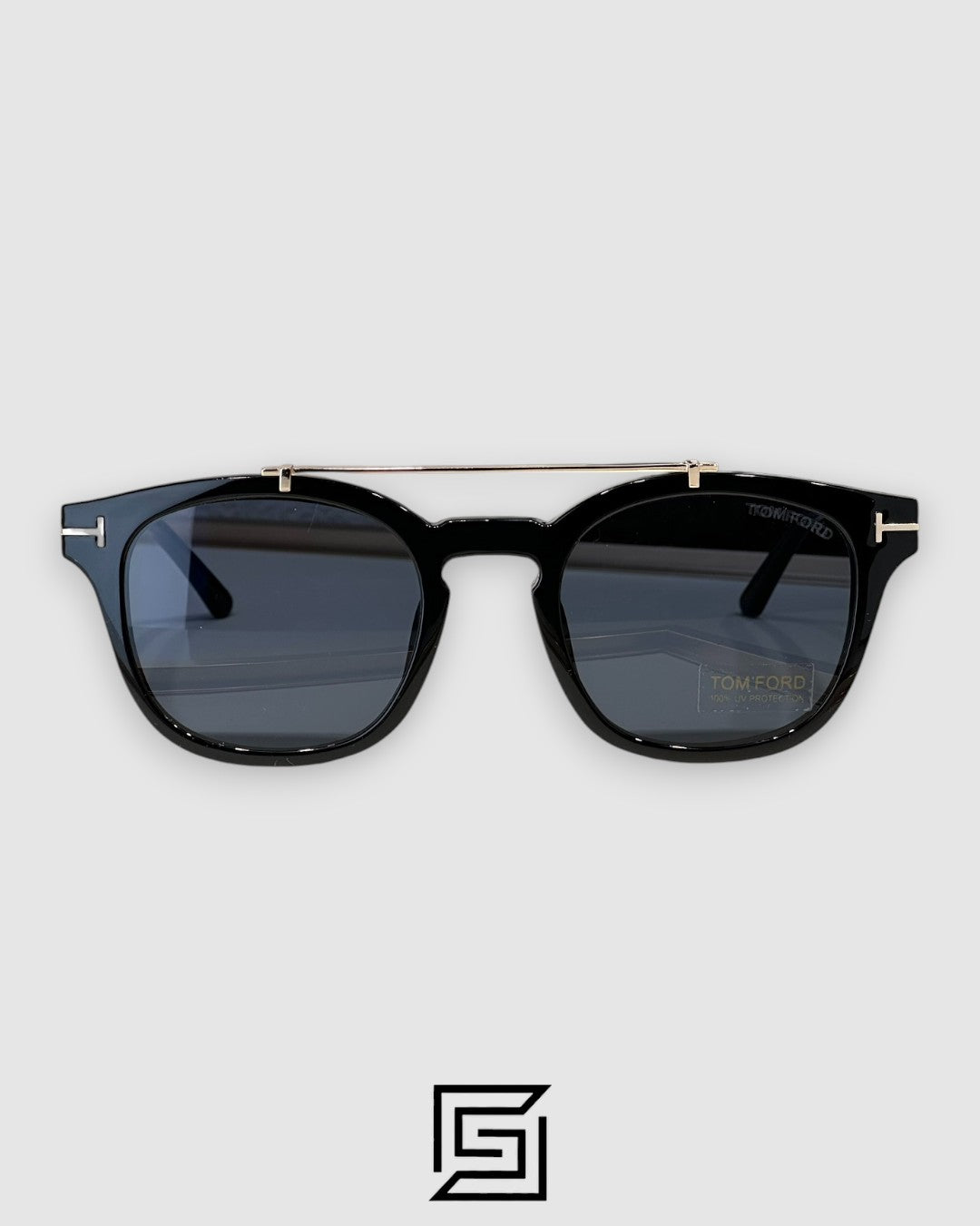 Tom Ford Clip On TF5532 Black Lenses and Black Frame