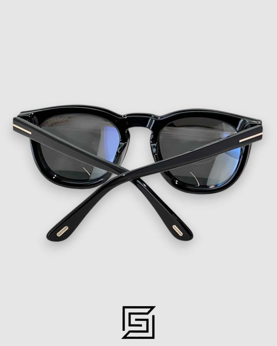 Tom Ford Clip On TF5993 عدسات سوداء وإطار أسود