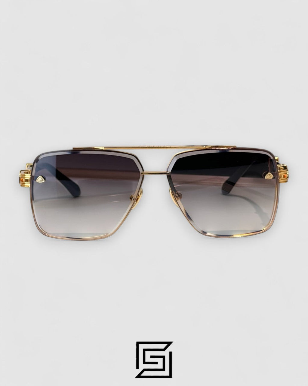 MAYBACH THE GRAND 2 Grey Lenses Gold Frame