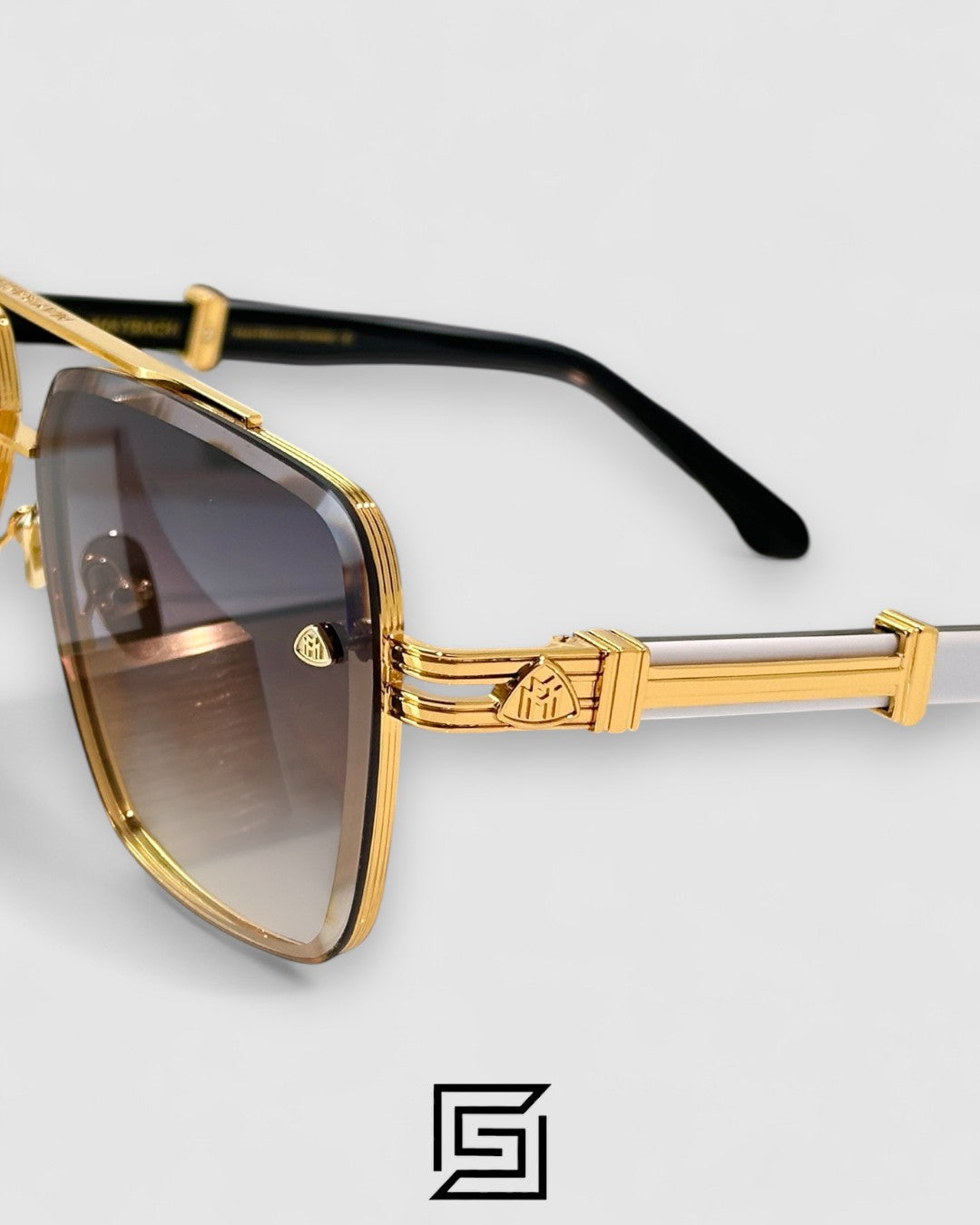 MAYBACH THE GRAND 2 Grey Lenses Gold Frame