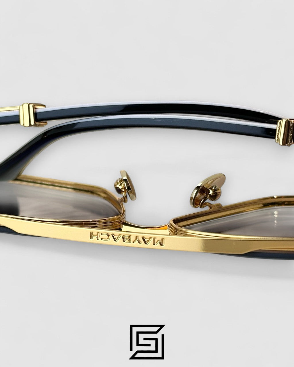 MAYBACH THE GRAND 2 Grey Lenses Gold Frame