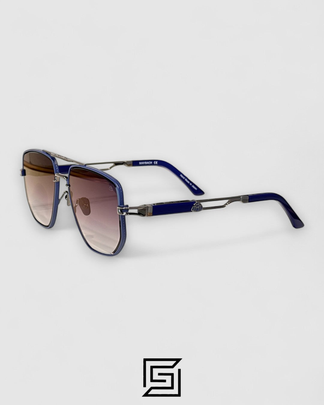 MAYBACH THE LENS Blue Mirror Lenses Gun Frame
