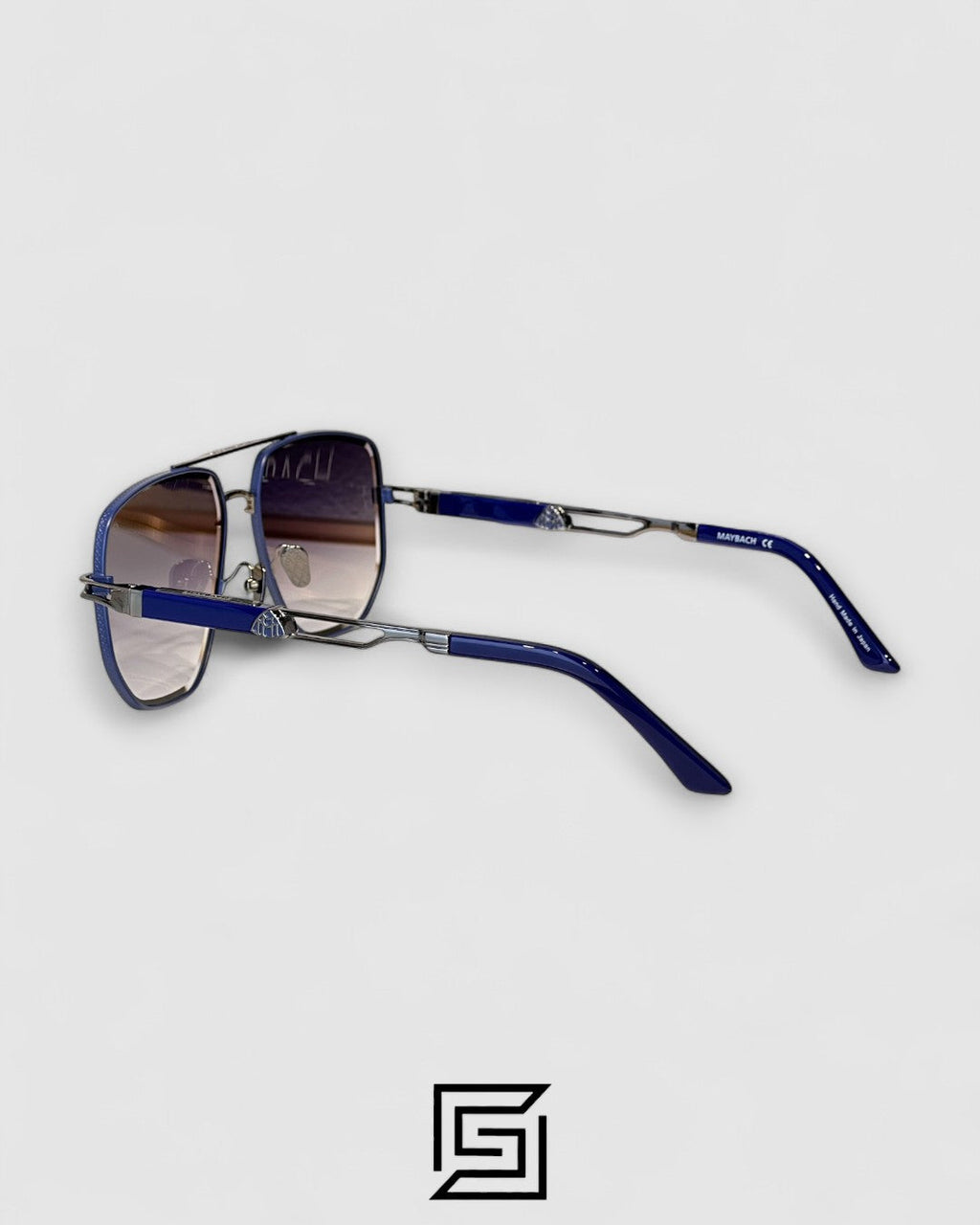 MAYBACH THE LENS Blue Mirror Lenses Gun Frame