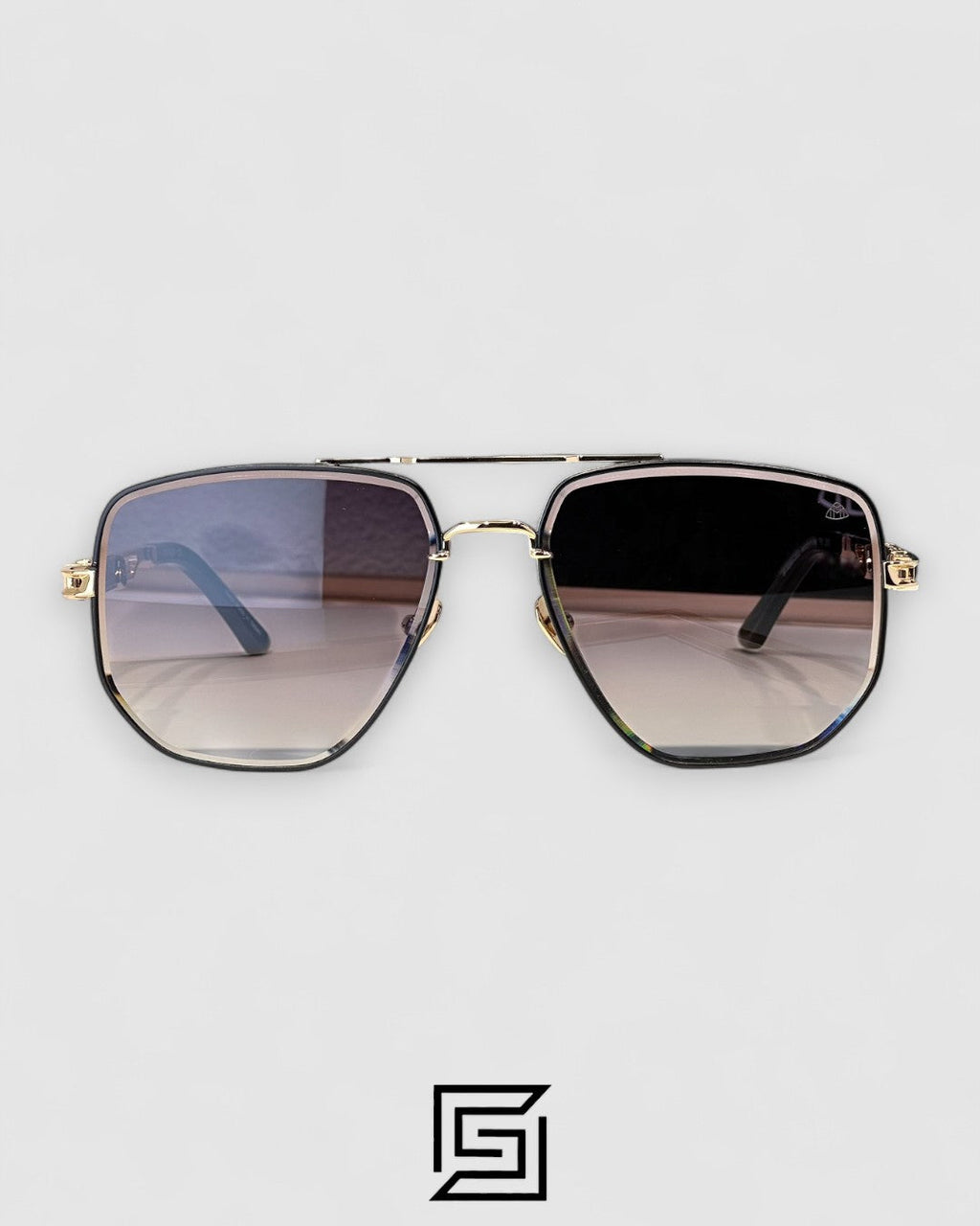 MAYBACH THE LENS Grey Lenses Gold Frame
